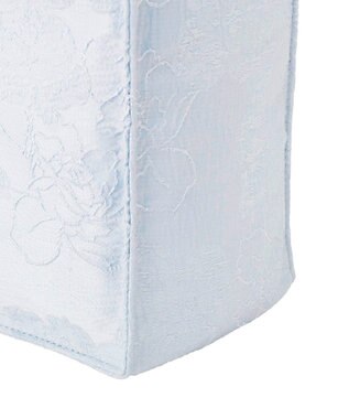 Maison de FLEUR ブランドロゴ刺繍ジャカードスクエアトート Light Blue
