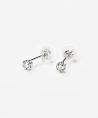TOCCA 【WEB限定】FLORA PLATINUM DIAMOND PIERCED EARRINGS プラチナ ダイヤモンド ピアス プラチナ