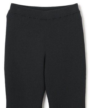 BEIGE， 【洗える】ROUBINE / リブニットパンツ Black