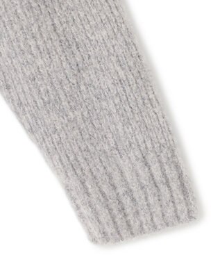 JOSEPH HOMME エクストラファインブークレ　Vネックニット ライトグレー系