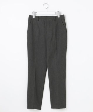 J.PRESS LADIES L 【洗える】アルガンシルク テーパード パンツ グレー系