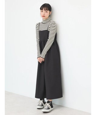 earth music&ecology バックオープンキャミワンピース Black