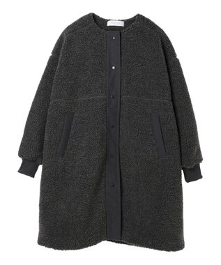 Green Parks ロングボアコート Charcoal Gray