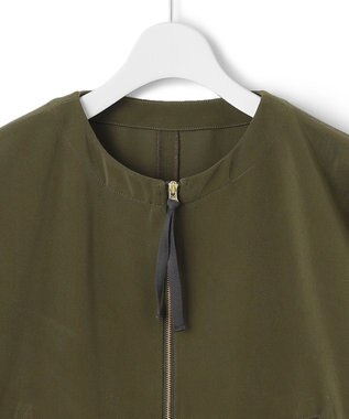 J.PRESS YORK STREET 【WOMEN】ドルマンブルゾン カーキ系