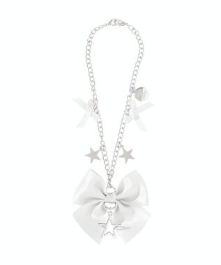 Maison de FLEUR スターリボンバッグチャーム Silver