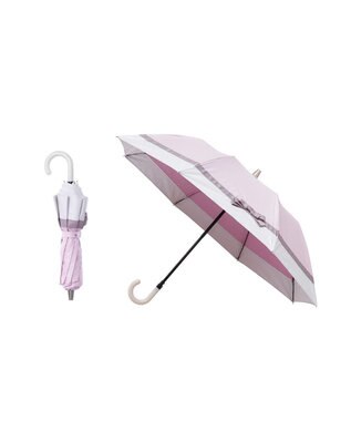 MOONBAT 【日傘】エスタ (estaa) Beauty shield折りたたみ傘リボン ペールピンク