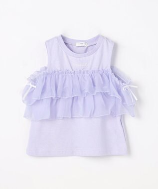 ANY KIDS 3WAY フリルドッキングTシャツ サックスブルー