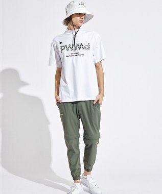 PW CIRCULUS 【UVカット / 接触冷感 / ２WAY】【MEN】デタッチャブル ジョガーパンツ カーキ系