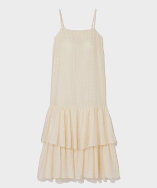 GRACE CONTINENTAL ラメチェックキャミドレス キナリ