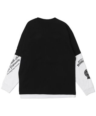 WEGO 【ユニセックス着用ITEM】グラフィックアンサンブルT（LS） ブラック