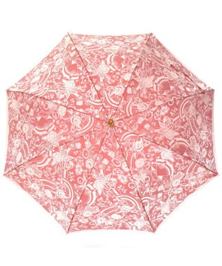 槇田商店 Kirie 更紗 ルージュ 長傘 赤