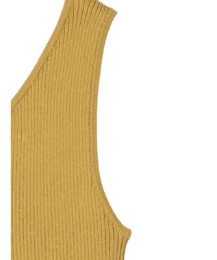 earth music&ecology ２ＷＡＹリブニットタンクトップ Yellow