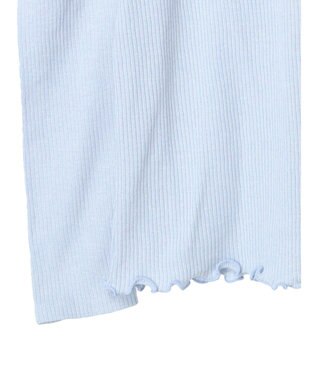 earth music&ecology パフスリーブクレープリブインナー Sax