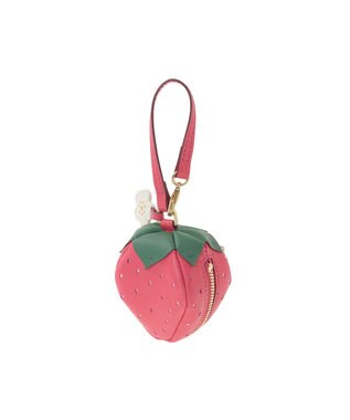 genten フルーツマーケット 立体チャーム「いちご」 アカ