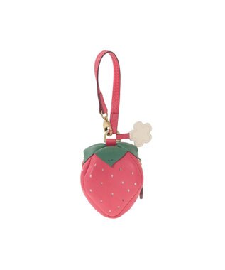 genten フルーツマーケット 立体チャーム「いちご」 アカ