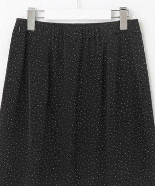 J.PRESS LADIES L 【WEB限定・洗える】フェミニッシュパウダー dots スカート ブラック系5