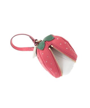 genten フルーツマーケット 立体チャーム「いちご」 アカ