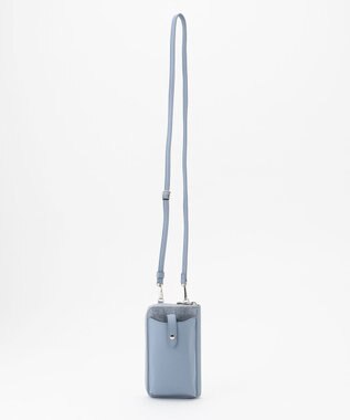 LA BAGAGERIE 【MONICA】バイカラー スマホショルダー ブルー