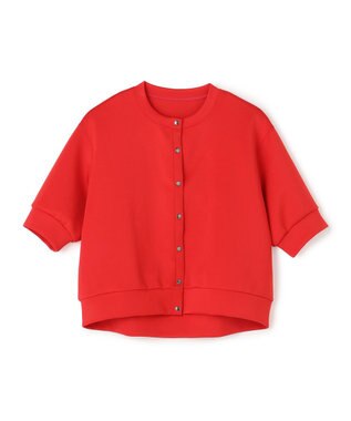 UNFILO L BEAUTY FORM JERSEY light スナップカーディガン