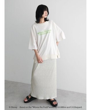 Green Parks Ｗｉｎｎｉｅ　ｔｈｅ　Ｐｏｏｈ／７分袖プルオーバー Ivory