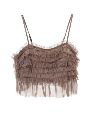 earth music&ecology チュールビスチェ Mocha