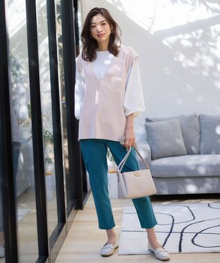 ANY L 【洗濯機可】ジャガード袖ねじりプルオーバー オフ