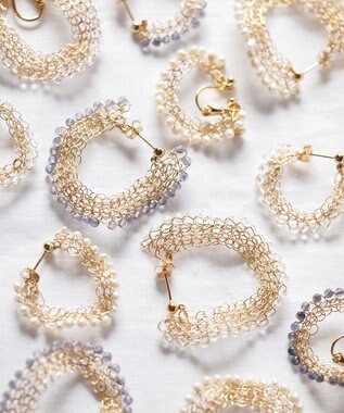 CASUMINO sweet pie iolite ピアス gold