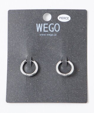 WEGO ステンレスフープピアス2 シルバー