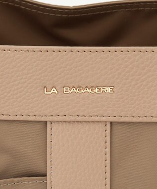 LA BAGAGERIE コンビ2WAYトートバッグ Mサイズ ベージュ