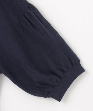 自由区 【カトリエムブーケ】Details delicats タックディティールプルオーバー ネイビー