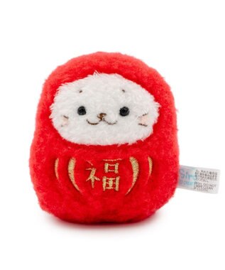 Mother garden しろたん 福だるま マスコット 《赤色》 単品 赤色