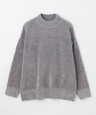 ANY モールニットプルオーバー チャコール