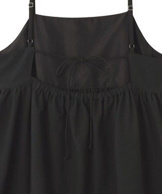 AMERICAN HOLIC 【選べる丈】【イージーケア】サッカーキャミワンピース Black