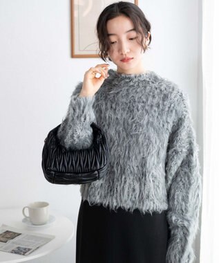 WEGO モンスターニットカーディガン ブラック