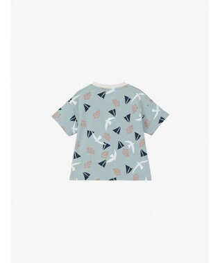 HELLY HANSEN 【キッズ・抗菌防臭・記名ラベル付】ショートスリーブグラフィックプリントティー ミスティグレー