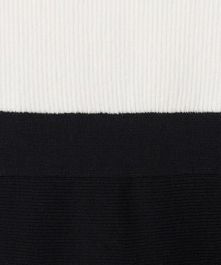 TOCCA 【洗える！】VOYAGE ニットドレス オフ×ブラック系