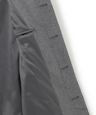J.PRESS MEN 【WEB・一部店舗限定】ウールカシミヤビーバーステンカラー コート グレー系