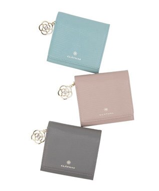 CLATHAS ペーシュ 二つ折り財布 ダークグレー