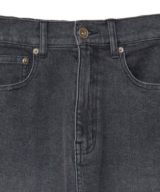 Green Parks ・ＳＵＧＡＲ　ＳＰＯＯＮ　デニムスリットフレアパンツ Black