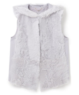 BEIGE， CLAWLEY / ファー ジレ Sax