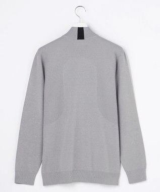 23区GOLF 【MEN】トラックジャケット ホールガーメント ニットジャケット ライトグレー系
