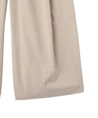 Green Parks ウエストフリルワイドコクーンパンツ Light Beige