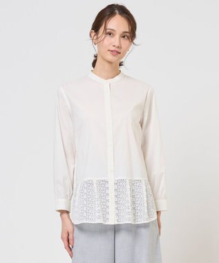 J.PRESS LADIES S エニーブロード レース ブラウス
