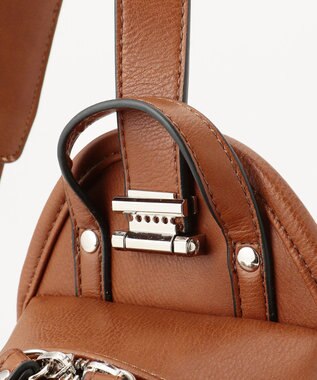 UNBILLION Otias アンティークタイプ合皮ボディバッグ キャメル