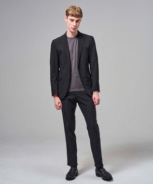 JOSEPH HOMME 新色追加【セットアップ対応】トリコサッカーストレッチ　 ジャケット ブラック系