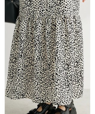 Green Parks ・ＥＬＥＮＣＡＲＥ　ＤＵＥ　レオパードキャミワンピ Beige