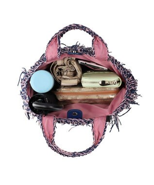 ROOTOTE 1151【カゴバッグ】LT.デリ.フリンジ.バスケット-C 03：ブルーベリー