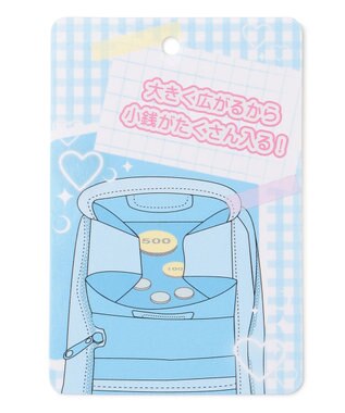 ANY KIDS シャラシャラファスナーウォレット レインボー