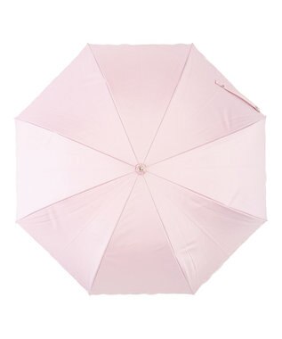 MOONBAT estaa 晴雨兼用 長傘 ハートエンブロイダリー 日傘 遮光 遮熱 UV ペールピンク