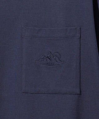 JOSEPH ABBOUD MOUNTAIN 【テーム・ヤルヴィモチーフ】ビオグレース天竺  Ｔシャツ ネイビー系